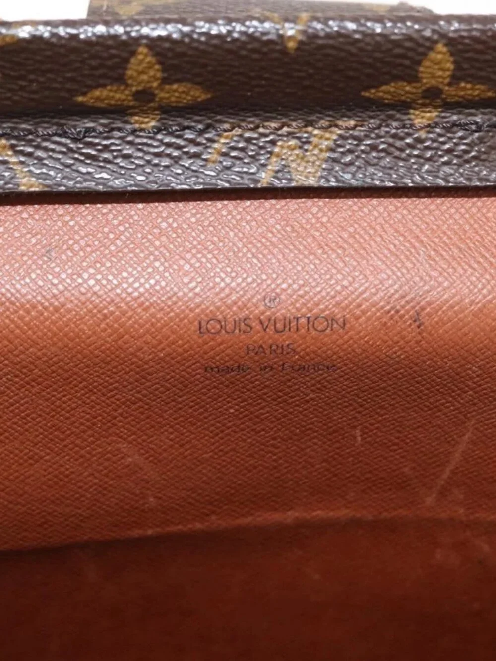 LOUIS VUITTON Monogram Serviette Fermoir Business Bag M53305 LV Auth bs32213